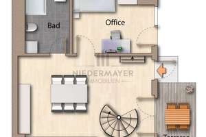 Urbaner Stadthaus-Charakter: Seltene Gelegenheit mit eigenem Eingang, zwei  Terrassen & Balkon – Die vollständige Adresse der Immobilie erhältst du vom Anbieter., 80337 Am Schlachthof, München – Vorschaubild 32
