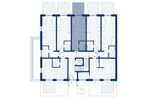 B04: Kompakte 1-Zimmerwohnung im EG mit Gartenterrasse – Hausdorffstraße 348, 53129 Dottendorf, Bonn – Vorschaubild 2