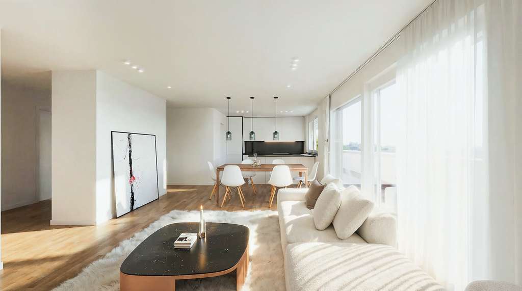 Immobilie in Heimenkirch - 2- Zimmer- Erdgeschosswohnung mit Loggia - Bild 3