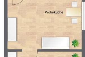 Ideal für Singles! Schnuckelige 1-Zi.-Single-Wohnung – Elisabethstr. 31, 86167 Lechhausen-West, Augsburg – Vorschaubild 2