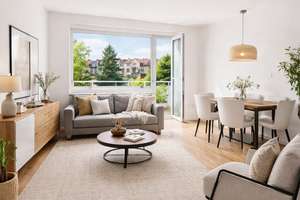 Attraktive 3-Zimmer-Wohnung mit Westbalkon in Nürnberg-Gibitzenhof