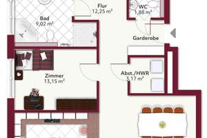 Lichtdurchflutete 4-Zimmer-Wohnung mit großer Loggia und Aufzug – Die vollständige Adresse der Immobilie erhältst du vom Anbieter., 33729 Heepen, Bielefeld – Vorschaubild 19