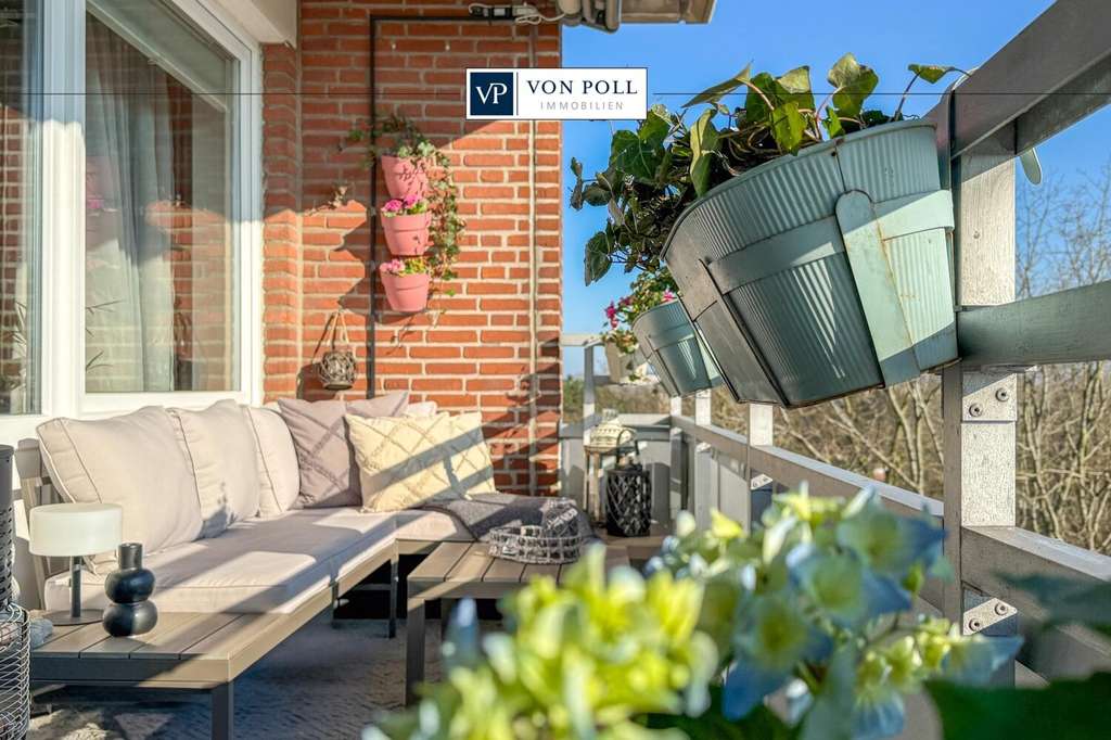 Immobilie in Nordhorn - Stilvolle 2-Zimmer Eigentumswohnung mit Blick über Nordhorn - Bild 0