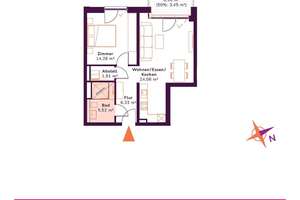 Cosmo Berlin - helle 2 Zimmer mit EBK, Duschbad und Balkon im Erstbezug – Archenholdstraße 19, 10315 Friedrichsfelde, Berlin – Vorschaubild 27