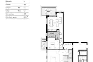 2-Zimmer-Luxus mit Balkon und Ausblick – Essen – Vorschaubild 9