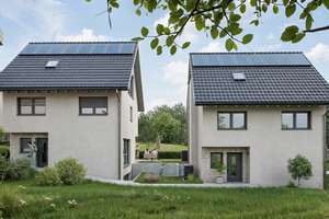Autark wohnen NEUBAU freistehendes Plus-Energiehaus in Da-Eberstadt
