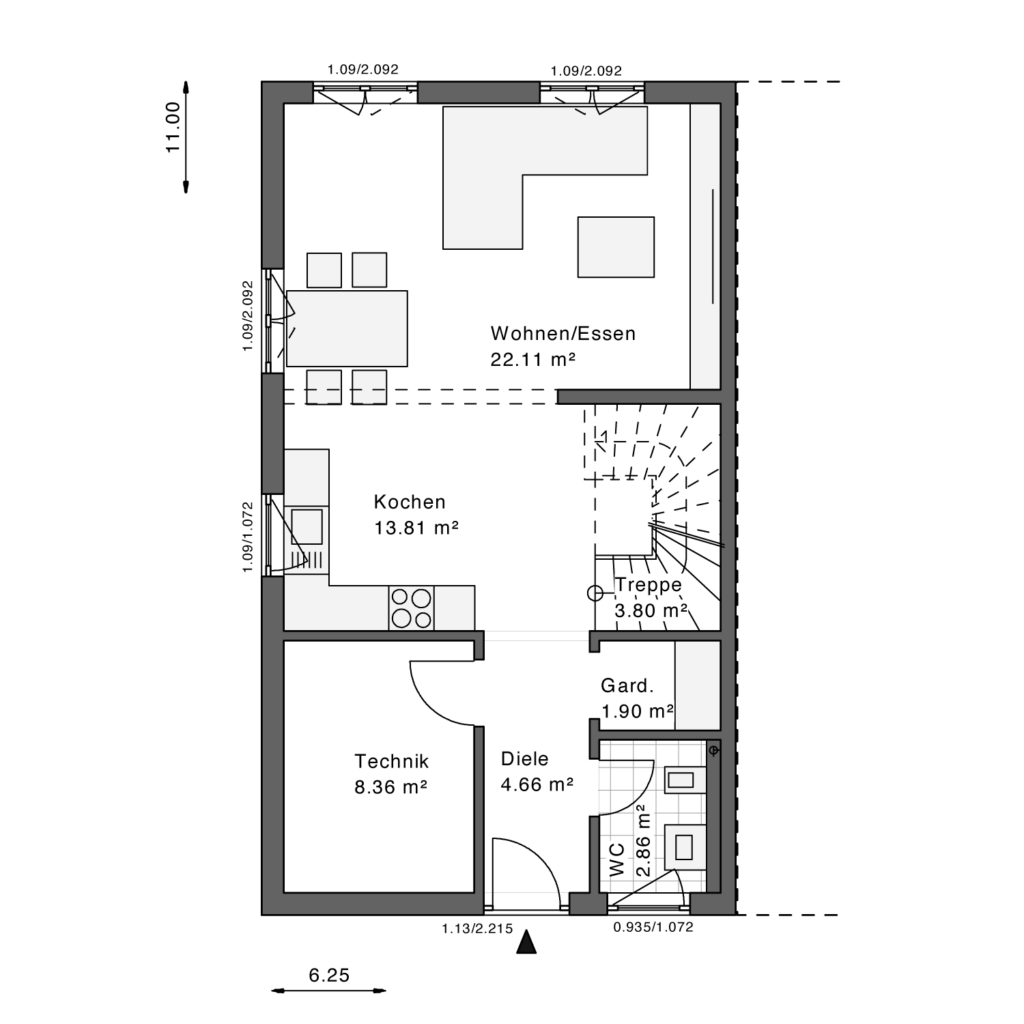 🔨.🏠Ausbauhaus und weitere Ausbaustufen können gebucht werden.🪚 !!! inklusive Grundstück !!!, Neuss Rhein Kreis – Bild 3