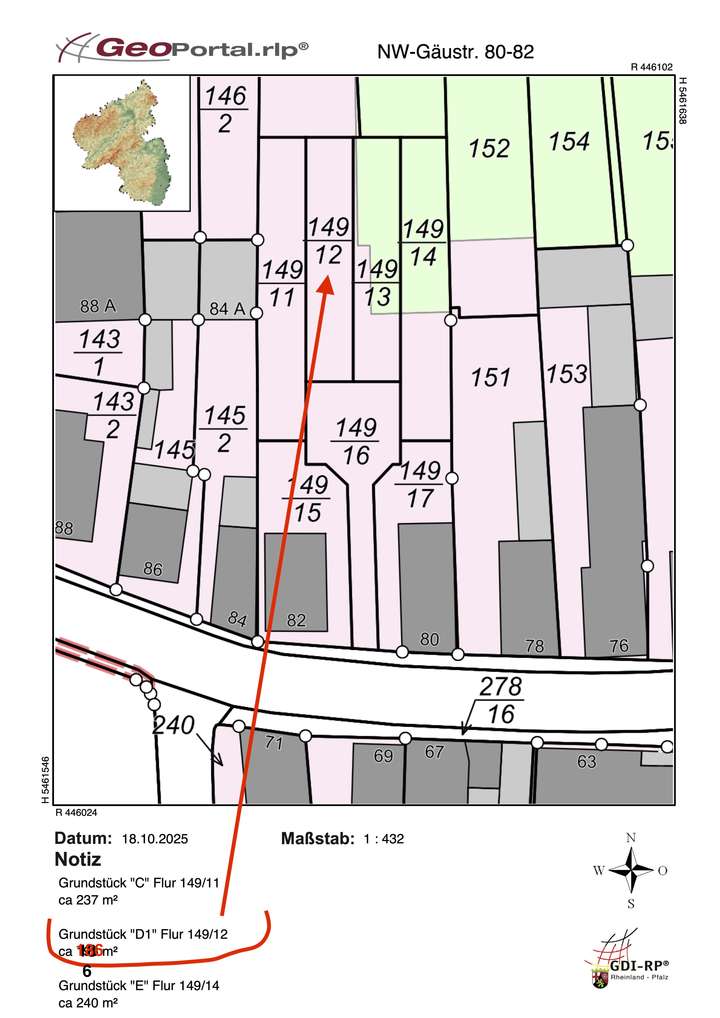 Flurstück 149:12 – Grundstüc