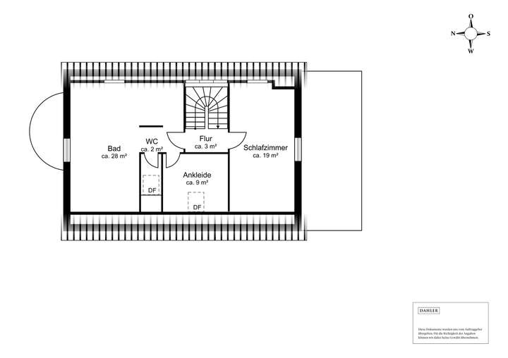 Grundriss Dachgeschoss