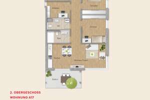 Vertriebsstart CURD : ruhige 3 Zimmer - Wohnung mit besonderem Flair = 95 m² – Curd - Jürgens - Straße 8, 89231 Neu-Ulm – Vorschaubild 9