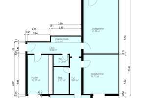 Erstbezug nach Sanierung | 94 m² | 3 Zimmer | Balkon | TG-Stellplatz | Aufzug – Elsa/Brändströmsrtr 74, 90431 Großreuth bei Schweinau, Nürnberg – Vorschaubild 22