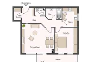 Schöne 2-Zimmer-Wohnung direkt am Waldrand – Die vollständige Adresse der Immobilie erhältst du vom Anbieter., 70186 Gablenberg, Stuttgart – Vorschaubild 13