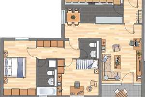 Gut geschnittene und moderne 3-Zimmer-Wohnung in Wuppertal – Roßkamper Straße 43, 42329 Vohwinkel, Wuppertal – Vorschaubild 2