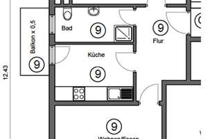 Erstbezug nach Kernsanierung: 2 Zimmer mit Balkon, Einbauküche & Smart Home – 76137 Südstadt, Karlsruhe – Vorschaubild 11