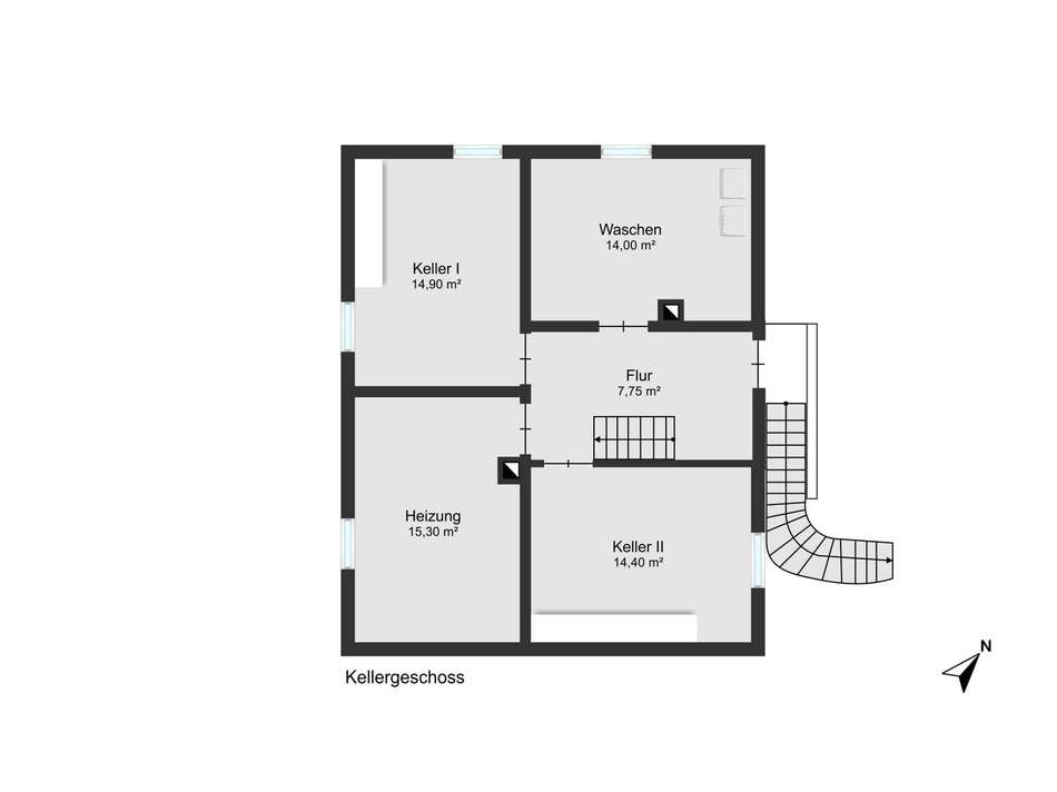Grundriss KG 