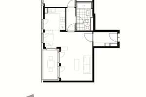  - Wohnen in den Pariser Höfen - 2 Zimmer-Wohnung mit Ankleide und Balkon  – Die vollständige Adresse der Immobilie erhältst du vom Anbieter., 70173 Europaviertel, Stuttgart – Vorschaubild 7