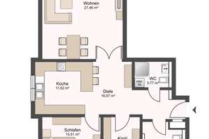Großzügige 3 Zimmer-Wohnung mit hochwertiger Ausstattung und TG-Stellplatz – Die vollständige Adresse der Immobilie erhältst du vom Anbieter., 21031 Lohbrügge, Hamburg – Vorschaubild 21