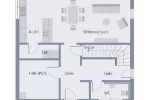Modernes Wohnhaus zum Wohlfühlen - Stadtvilla 14 m. Walmdach – Ansbach – Vorschaubild 2