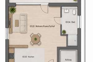 Moderne 1 Zimmerwohnung in Widdersdorf – Die vollständige Adresse der Immobilie erhältst du vom Anbieter., 50859 Widdersdorf, Köln – Vorschaubild 8