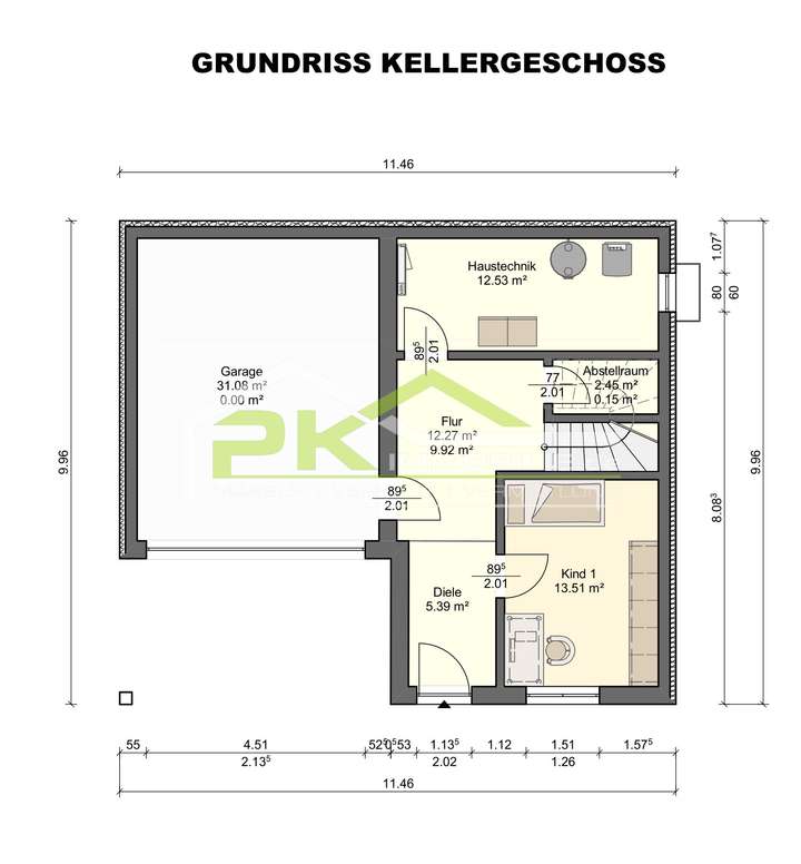 Grundriss Kellergeschoss