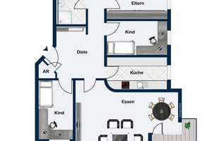 Modernisierte 4,5-Zimmer-Wohnung in zentraler und ruhiger Lage von Schwieberdingen – Die vollständige Adresse der Immobilie erhältst du vom Anbieter., 71701 Schwieberdingen – Vorschaubild 20