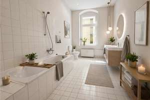 Attraktive 3-Zimmer Altbauwohnung 
mit offener Wohnküche und Balkon 
-Friedrichshain- – Petersburger Platz 8, 10249 Friedrichshain, Berlin – Vorschaubild 18