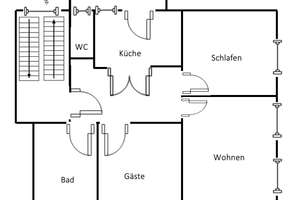 Lichtdurchflutete stylische 3-Zimmer-Altbauwohnung mit Balkon in S-West, Bestlage, provisionsfrei – Die vollständige Adresse der Immobilie erhältst du vom Anbieter., 70193 Rosenberg, Stuttgart – Vorschaubild 15