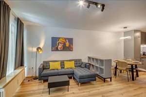 Möbliert: Schöne möblierte Gartenwohnung – Die vollständige Adresse der Immobilie erhältst du vom Anbieter., 81479 Solln, München – Vorschaubild 1