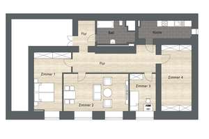 Ein echtes Highlight! Exklusive 4-Raum-Wohnung mit moderner Einbauküche – Bothestraße 7, 4155 Gohlis-Süd, Leipzig – Vorschaubild 10