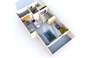 Freies attraktives u. helles 1.Zi.-Appartement inkl. offener Küche und Balkon – 40468 Unterrath, Düsseldorf – Vorschaubild 11