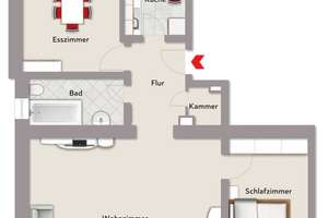 Großzügige 3-Zimmer-Wohnung mit Loggia, Tiroler Stube und Tiefgaragenstellplatz – Die vollständige Adresse der Immobilie erhältst du vom Anbieter., 90491 Erlenstegen, Nürnberg – Vorschaubild 11
