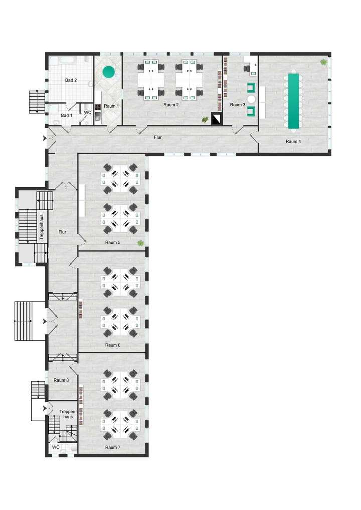 Hauptgebäude EG