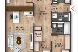 20 % unter Marktwert – Exklusive Kapitalanlage in München – Die vollständige Adresse der Immobilie erhältst du vom Anbieter., 81737 Neuperlach, München – Vorschaubild 23