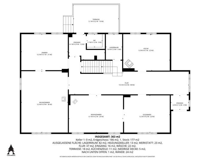 Grundriss Erdgeschoss