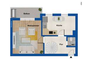 Vermietete 3‑Zimmer‑Maisonette‑Wohnung mit Balkon und Tiefgarage in Magdeburg‑Stadtfeld – Die vollständige Adresse der Immobilie erhältst du vom Anbieter., 39108 Stadtfeld Ost, Magdeburg – Vorschaubild 12