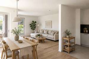 Neubau-Gebiet Hannover Kronsrode: Einbauküche, 2 Terrassen + Garten, 2 Bäder, Fußbodnhzng, TG, Kellr