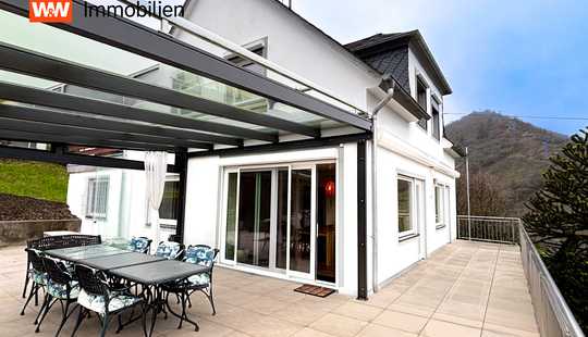 Bild von Weitblick & Ruhe: Freistehendes Einfamilienhaus in Boppard mit Panoramablick über den Rhein.