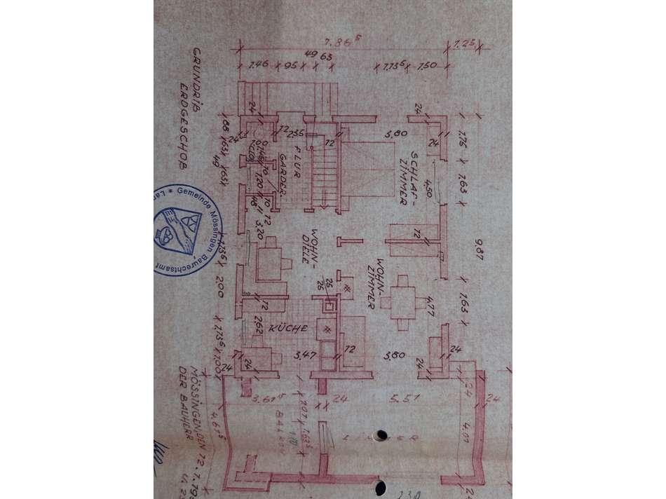 Grundriss Erggeschoss