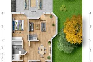 Doppelhaushälfte mit zwei Wohneinheiten, Garten und Garage – Die vollständige Adresse der Immobilie erhältst du vom Anbieter., 78266 Büsingen am Hochrhein – Vorschaubild 15