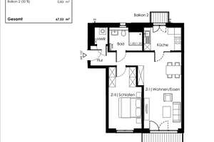 Lichtdurchflutete und urbane 2-Raum-Wohnung mit Balkonen in Köln Ehrenfeld – Subbelrather Straße 488b, 50825 Ehrenfeld (Ortsteil), Köln – Vorschaubild 2