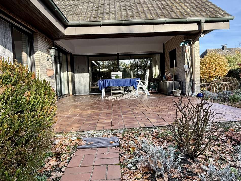 überdachte Terrasse