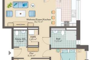 Vier moderne Neubauwohnungen am Königsforst – Erstbezug ab Oktober 2026 – Alte Forststraße 53, 51107 Rath/Heumar, Köln – Vorschaubild 5