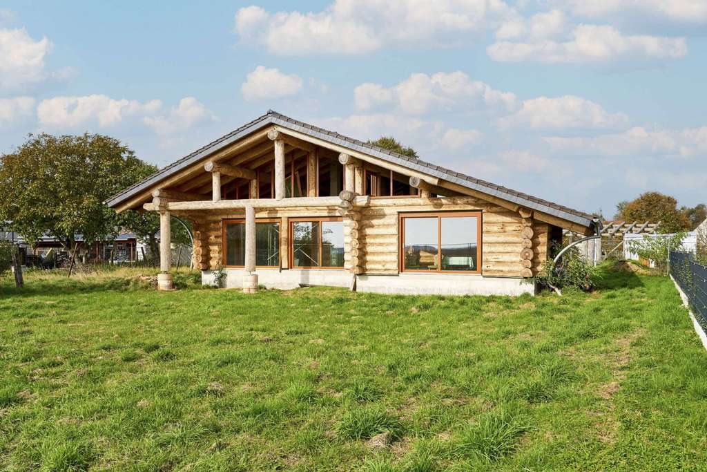 Immobilie in Laußig - Traumhaftes Holzhaus: Wohnen mit großem, sonnigem Garten und naturnaher Lage - Bild 1