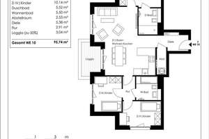 Bezugsfrei! Letzte 4-Zimmer-Eigentumswohnung mit Loggia & 2 Bädern – Roelckestraße 111, 13086 Weißensee, Berlin – Vorschaubild 11