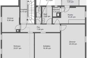 Für Handwerker: 4-Zimmer Whg. ab sofort – Die vollständige Adresse der Immobilie erhältst du vom Anbieter., 70569 Kaltental, Stuttgart – Vorschaubild 10
