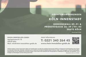 Neuausbau! Exklusive 2-Zimmer-Dachgeschosswohnung mit Loggia! Gereonswall 89, WE 21 – Gereonswall 89-91, 50670 Altstadt/Nord, Köln – Vorschaubild 13