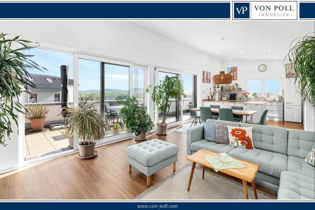 Immobilie in Kupferzell - Exklusives Penthouse mit sonniger Dachterrasse und hochwertiger Ausstattung in KfW-55-Bauweise - Bild 0