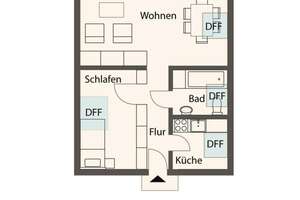 Attraktive 2-Zimmer-Dachgeschoss-Wohnung mit Balkon und Weinbergblick – Die vollständige Adresse der Immobilie erhältst du vom Anbieter., 70329 Rohracker, Stuttgart – Vorschaubild 7