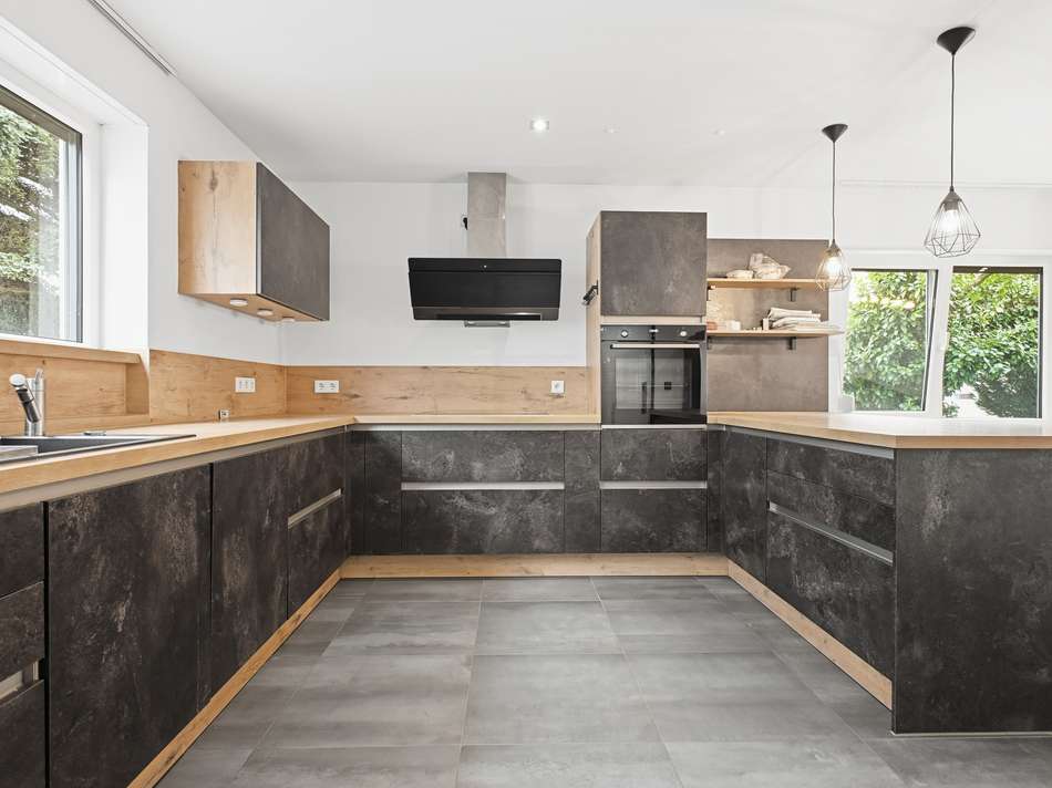 Offener Küchen- und Essbereich