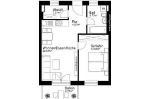 Lichtgeflutete 2-Zimmer Wohnung Neubau zum Bestpreis – Die vollständige Adresse der Immobilie erhältst du vom Anbieter., 22143 Rahlstedt, Hamburg – Vorschaubild 11
